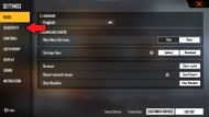 Gamers can go ahead and change the required settings (Image via Free Fire)